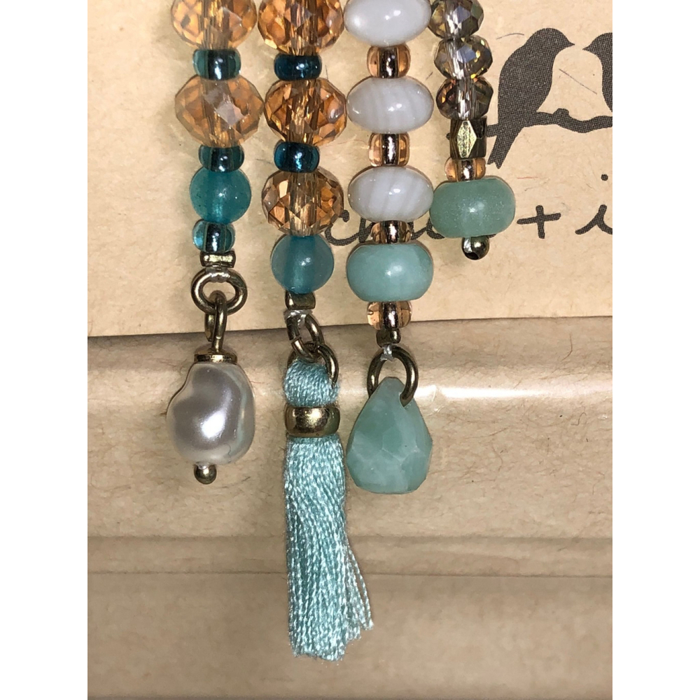 LA PLAGE TASSEL EARRINGS - E035 - Picture 5 of 6